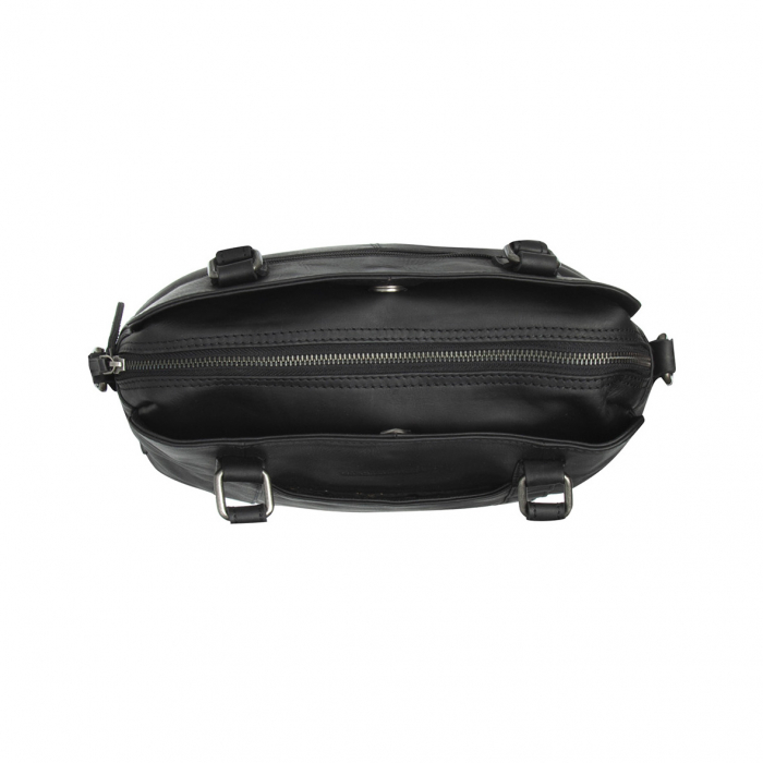 Geanta de dama din piele naturala, The Chesterfield Brand, Porlezza, Negru [3]