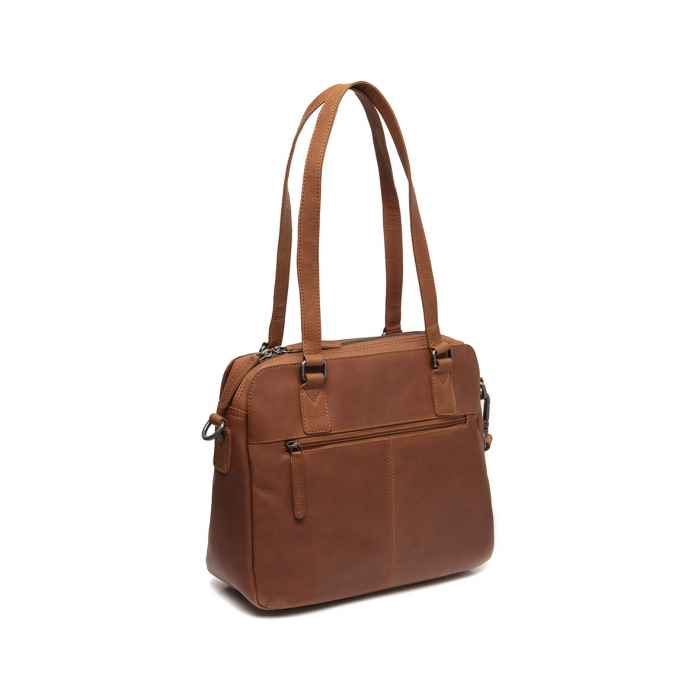 Geanta de dama din piele naturala, The Chesterfield Brand, Porlezza, Maro coniac [2]