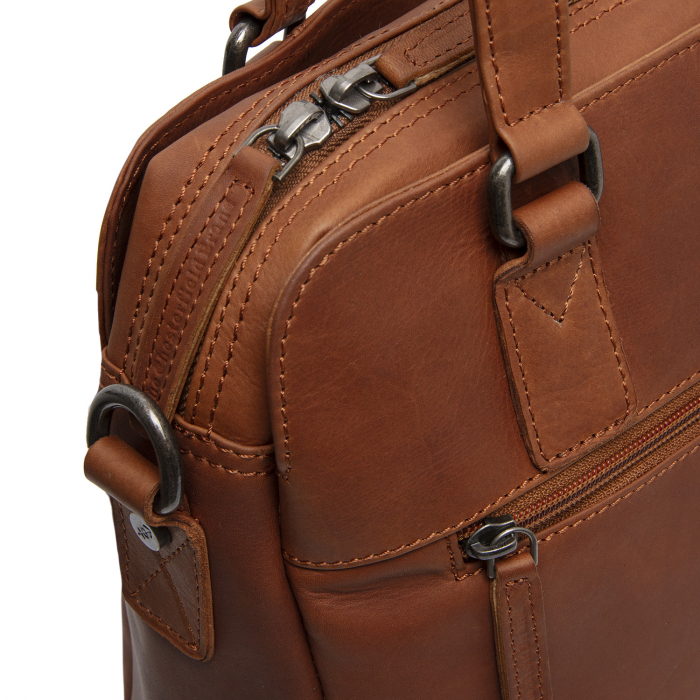 Geanta de dama din piele naturala, The Chesterfield Brand, Porlezza, Maro coniac [6]
