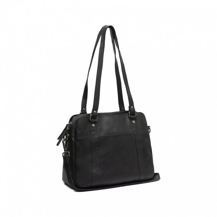Geanta de dama din piele naturala, The Chesterfield Brand, Porlezza, Negru [1]
