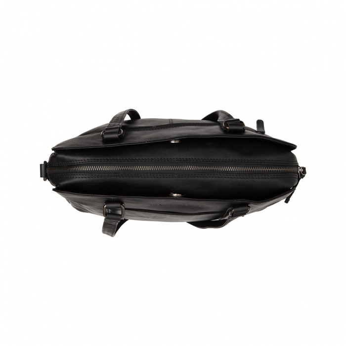 Geanta de dama din piele naturala, The Chesterfield Brand, Pretoria, Negru [2]
