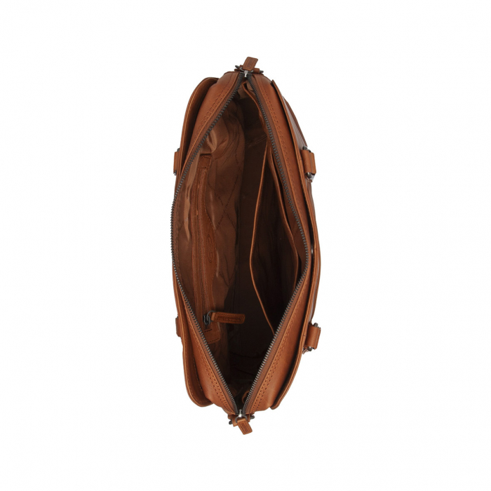 Geanta de dama din piele naturala, The Chesterfield Brand, Pretoria, Maro coniac [3]
