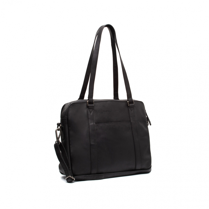 Geanta de dama din piele naturala, The Chesterfield Brand, Pretoria, Negru [1]