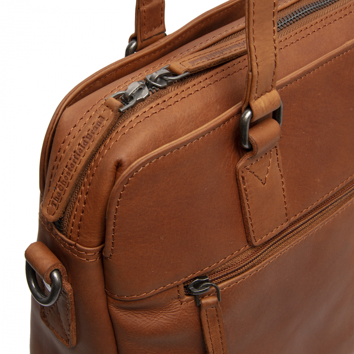 Geanta de dama din piele naturala, The Chesterfield Brand, Pretoria, Maro coniac [5]