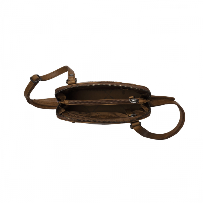 Geanta de dama din piele naturala, The Chesterfield Brand, River, Maro coniac [3]
