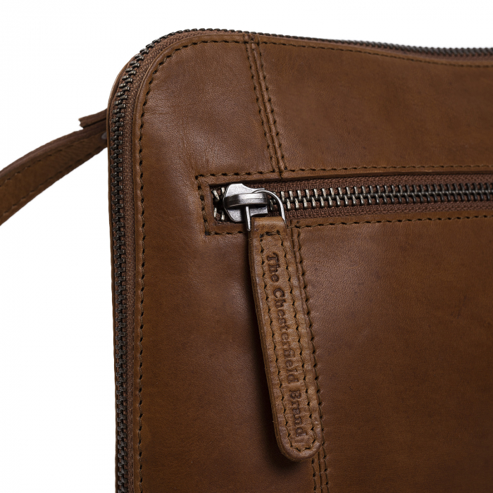 Geanta de dama din piele naturala, The Chesterfield Brand, River, Maro coniac [5]