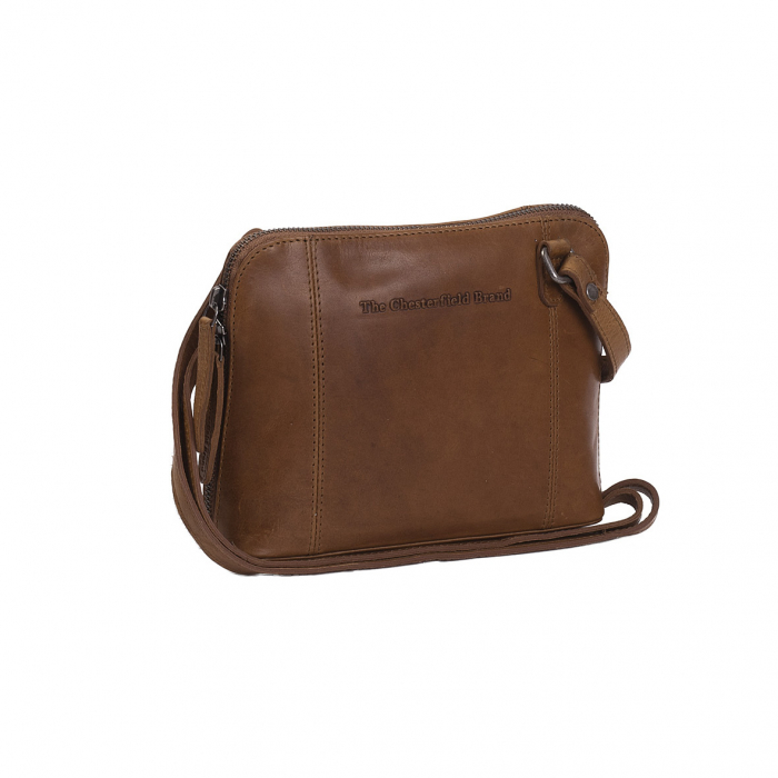 Geanta de dama din piele naturala, The Chesterfield Brand, River, Maro coniac [2]