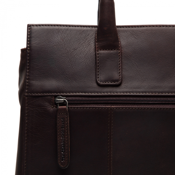Geanta de dama din piele naturala, The Chesterfield Brand, Rivera, Maro coniac [8]