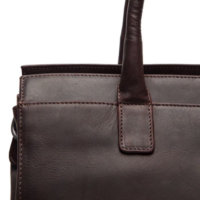 Geanta de dama din piele naturala, The Chesterfield Brand, Rivera, Maro coniac [7]