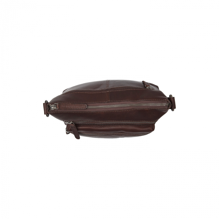 Geanta de dama din piele naturala, The Chesterfield Brand, Ronda, Maro inchis [3]