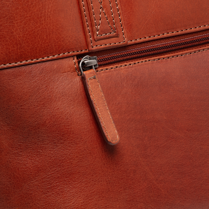 Geanta de dama din piele naturala, The Chesterfield Brand, Selvino, Maro coniac [6]