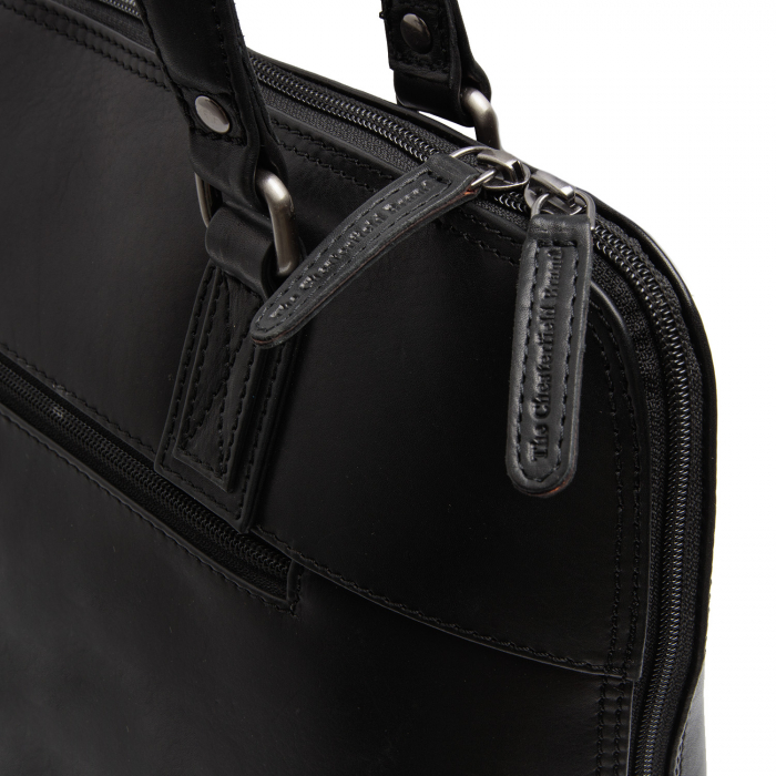 Geanta de dama din piele naturala, The Chesterfield Brand, Selvino, Negru [2]
