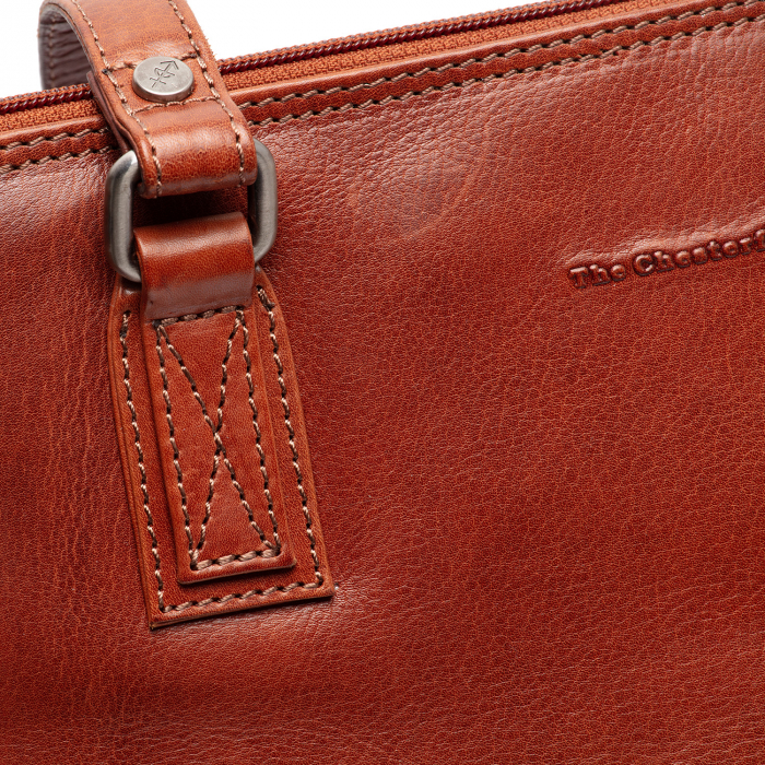 Geanta de dama din piele naturala, The Chesterfield Brand, Selvino, Maro coniac [7]