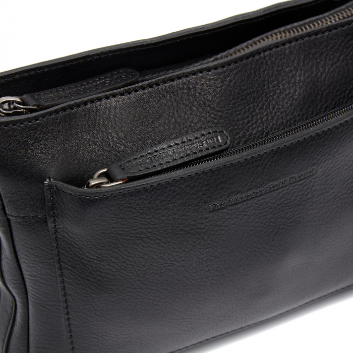 Geanta de dama din piele naturala, The Chesterfield Brand, Sicilia, Negru [6]