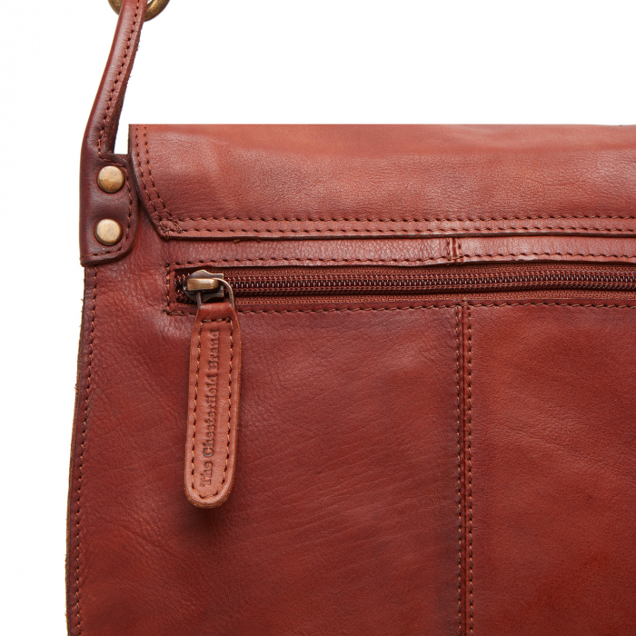 Geanta de dama din piele naturala, The Chesterfield Brand, Sumatra, Maro coniac [4]