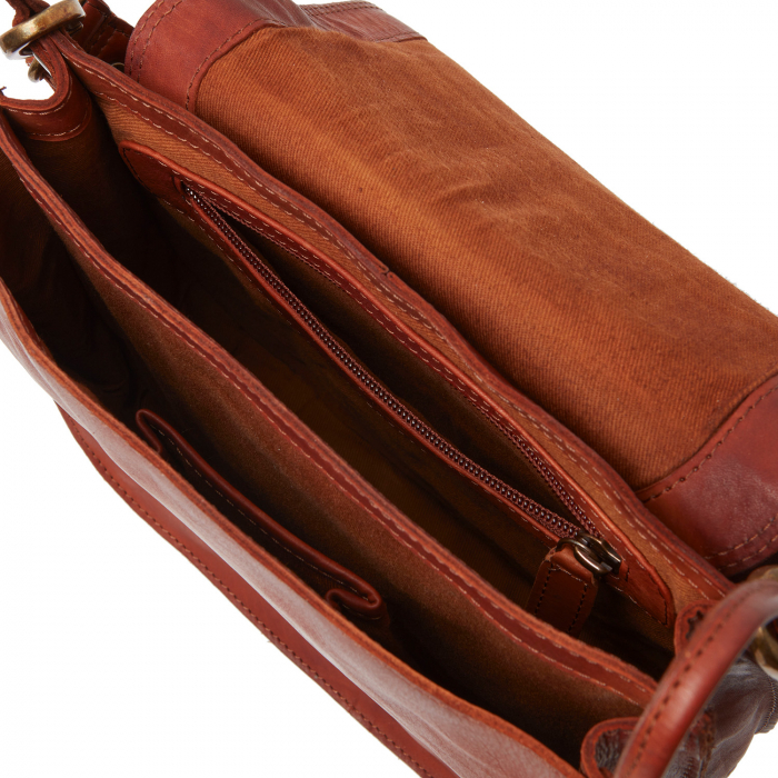 Geanta de dama din piele naturala, The Chesterfield Brand, Sumatra, Maro coniac [2]
