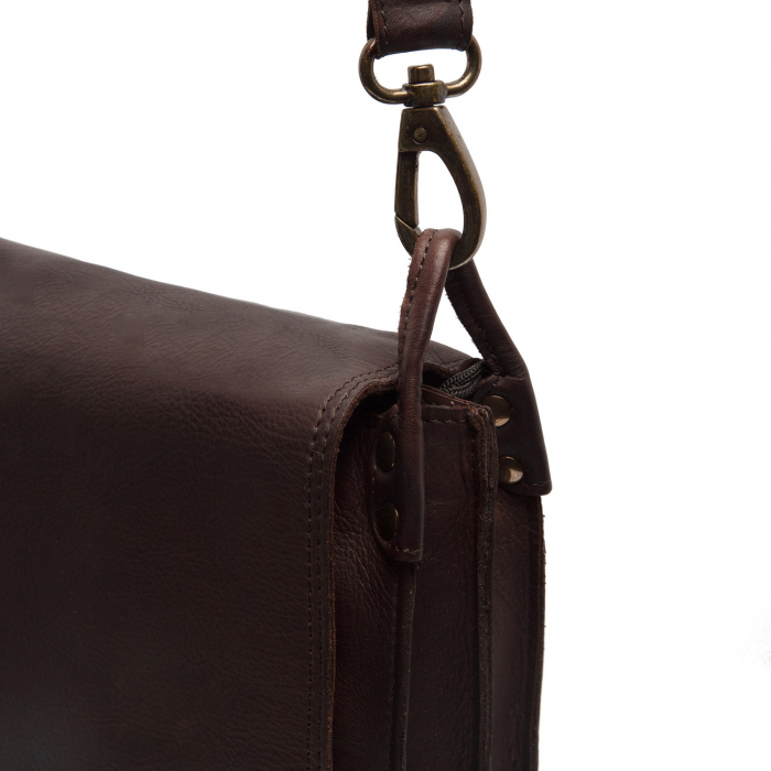 Geanta de dama din piele naturala, The Chesterfield Brand, Sumatra, Maro inchis [3]