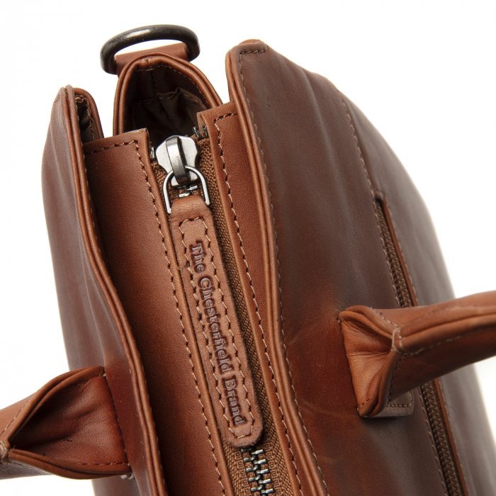 Geanta de dama, din piele naturala, The Chesterfield Brand, Valmonte, Maro coniac [3]