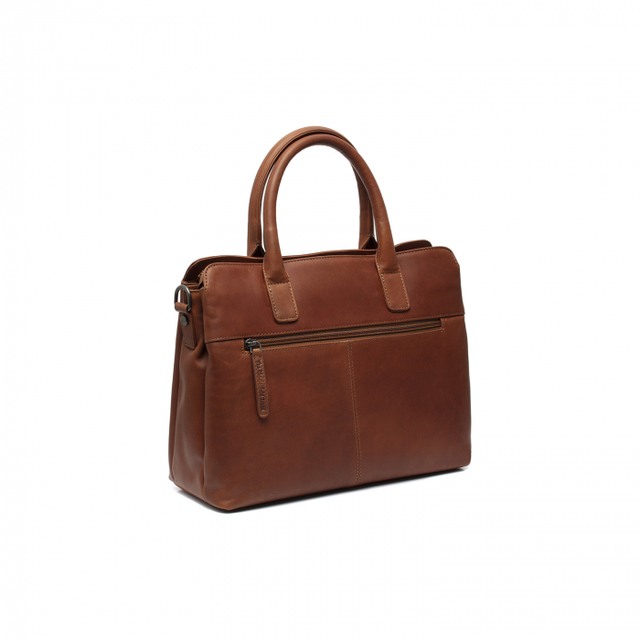 Geanta de dama, din piele naturala, The Chesterfield Brand, Valmonte, Maro coniac [6]