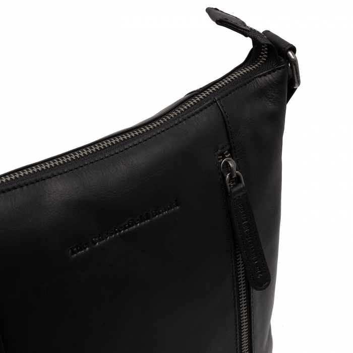 Geanta de dama din piele naturala, The Chesterfield Brand, Vervins, de umar, Negru [2]
