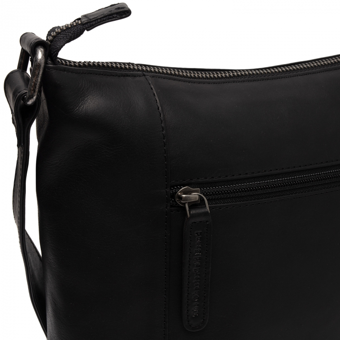 Geanta de dama din piele naturala, The Chesterfield Brand, Vervins, de umar, Negru [5]