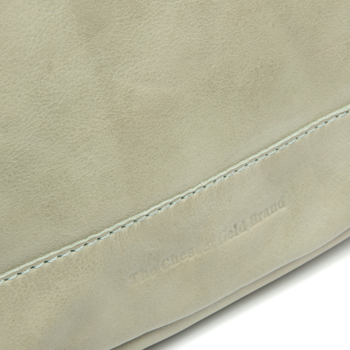 Geanta de dama din piele naturala, The Chesterfield Brand, Weimar, Verde marin [5]