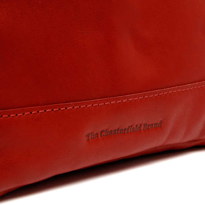 Geanta de dama din piele naturala, The Chesterfield Brand, Weimar, Rosu [2]