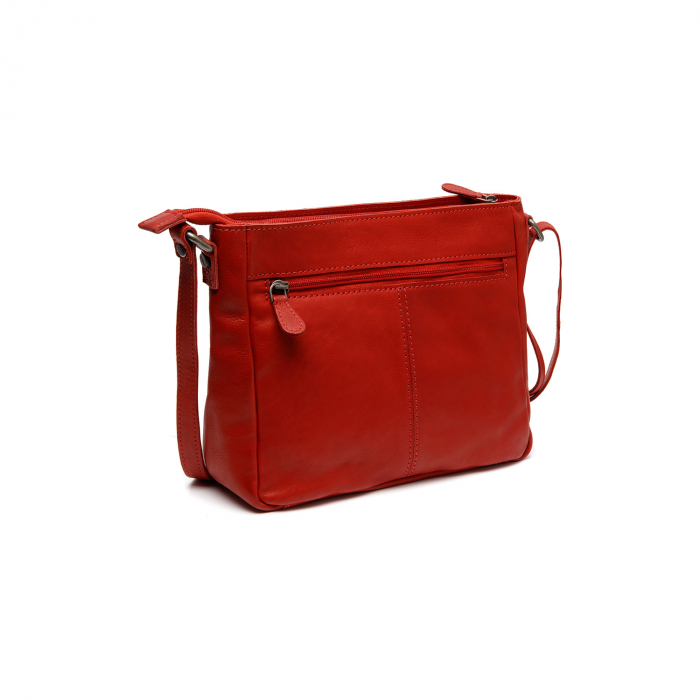 Geanta de dama din piele naturala, The Chesterfield Brand, Weimar, Rosu [6]