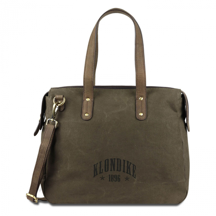 Geanta de dama, Klondike, material textil, Dawson Payton, Verde Olive [2]