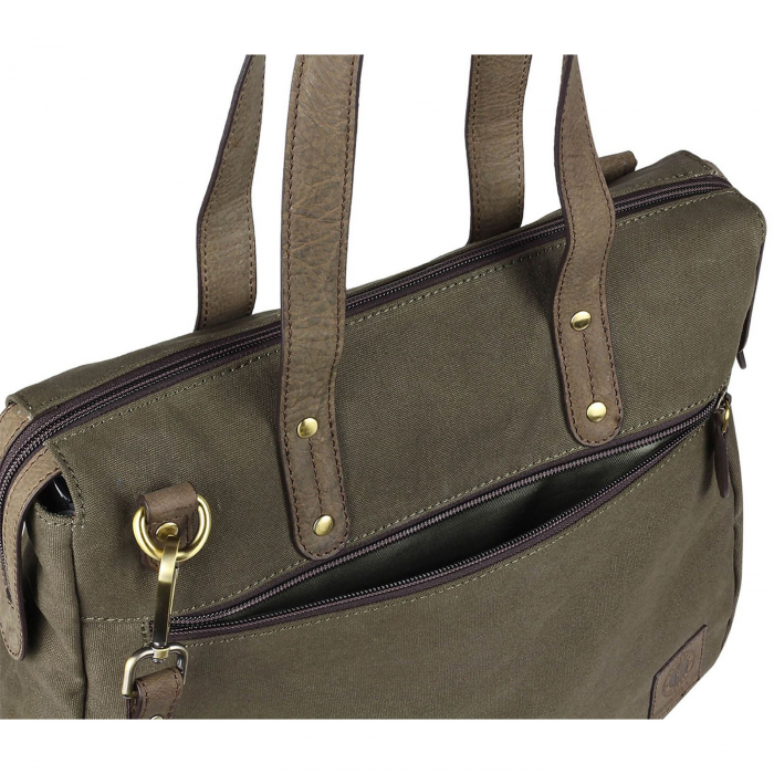 Geanta de dama, Klondike, material textil, Dawson Payton, Verde Olive [4]