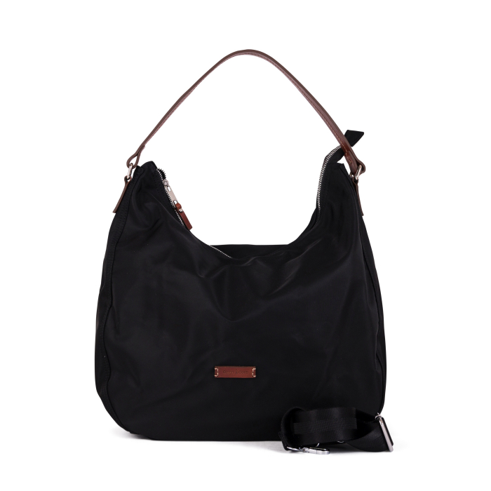 Geanta dama, Gianni Conti, material textil si piele, seria 930, Negru [4]