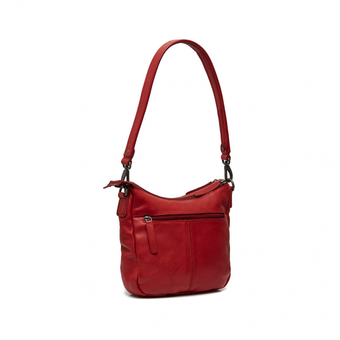 Geanta de dama piele naturala, The Chesterfield Brand, Caroline, Rosu [6]
