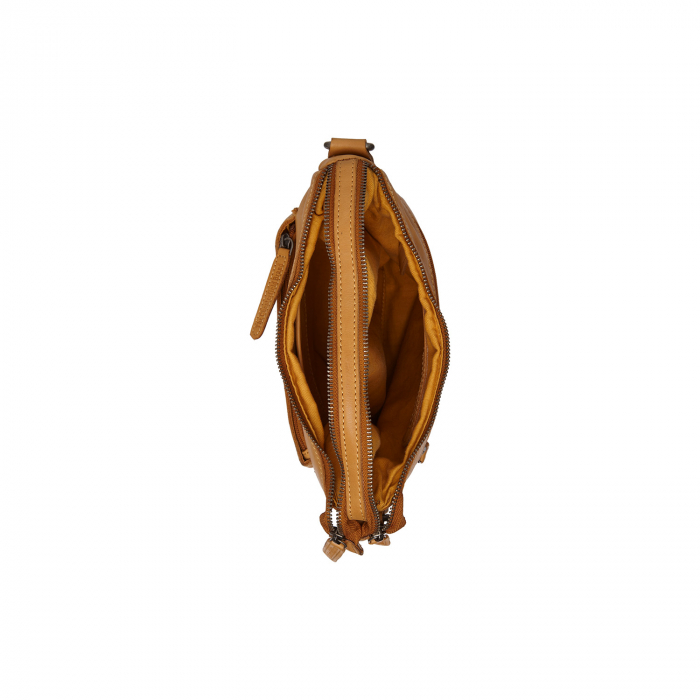 Geanta de dama piele naturala, The Chesterfield Brand, Caroline, Galben [2]