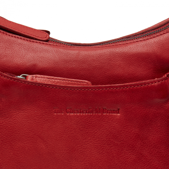 Geanta de dama piele naturala, The Chesterfield Brand, Caroline, Rosu [4]