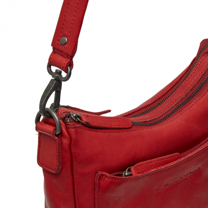 Geanta de dama piele naturala, The Chesterfield Brand, Caroline, Rosu [5]