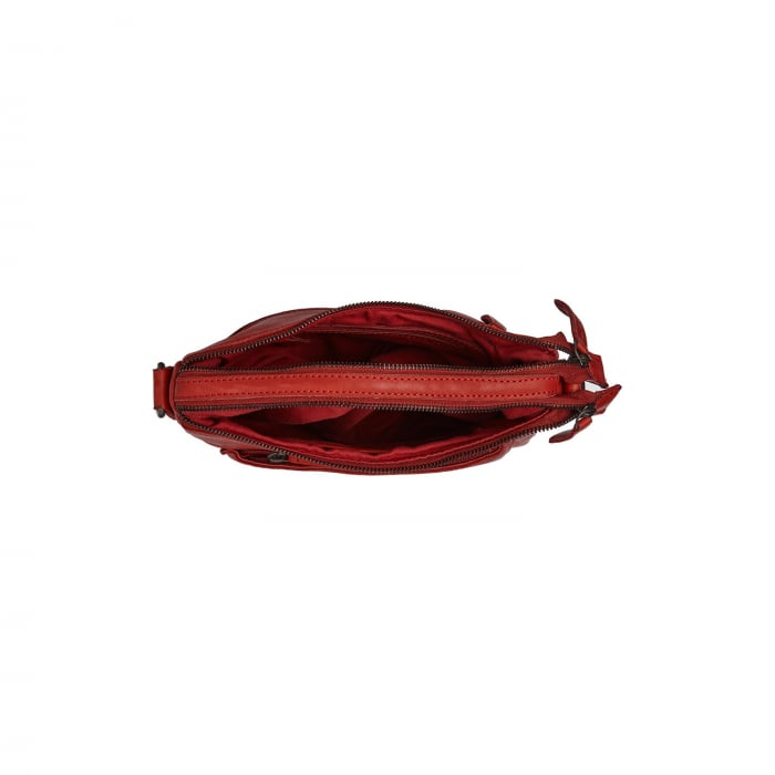 Geanta de dama piele naturala, The Chesterfield Brand, Caroline, Rosu [2]