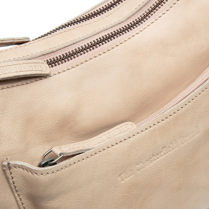 Geanta de dama piele naturala, The Chesterfield Brand, Caroline, Bej [3]