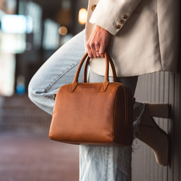 Geanta de dama piele naturala, The Chesterfield Brand, Langton, Maro coniac [2]