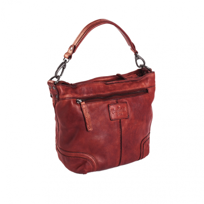 Geanta de dama piele naturala, The Chesterfield Brand, Lisa, Visiniu [2]