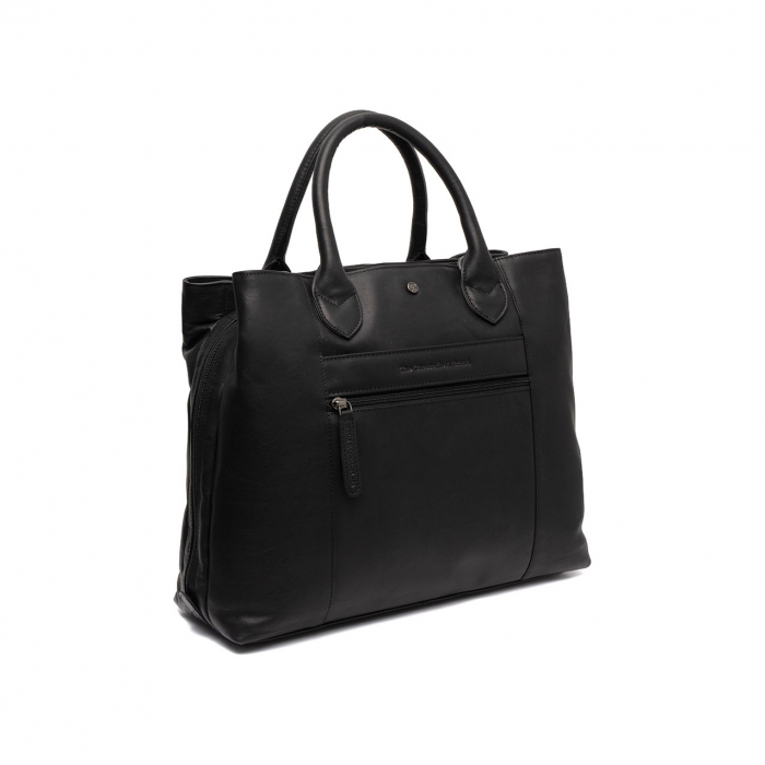 Geanta de dama, piele naturala, The Chesterfield Brand, Passau, Negru [6]