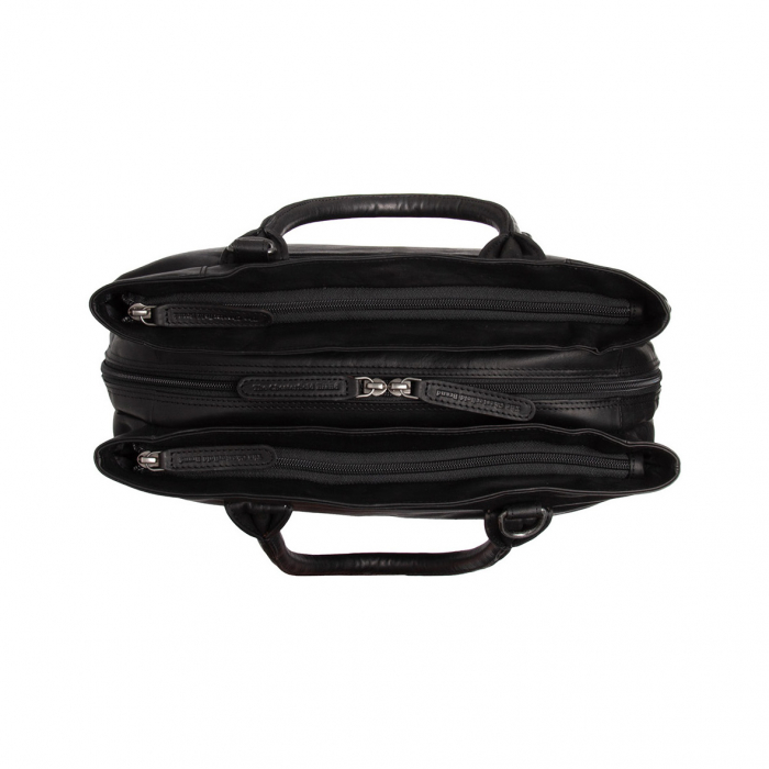 Geanta de dama, piele naturala, The Chesterfield Brand, Passau, Negru [2]