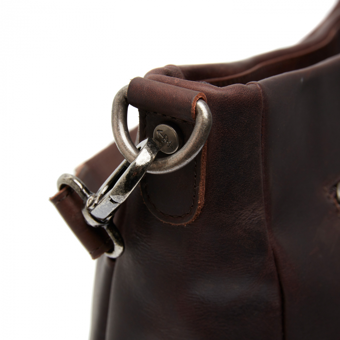 Geanta de dama piele naturala, The Chesterfield Brand, Regina, Maro inchis [3]
