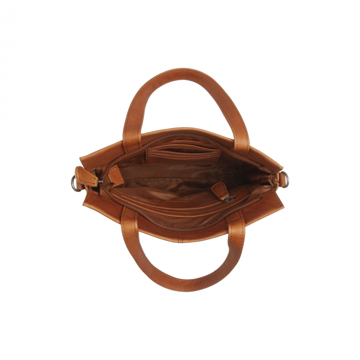 Geanta de dama piele naturala, The Chesterfield Brand, Rivington, Maro coniac [4]