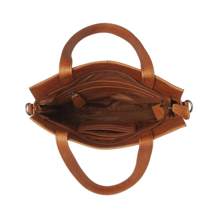 Geanta de dama piele naturala, The Chesterfield Brand, Rivington, Maro coniac [3]