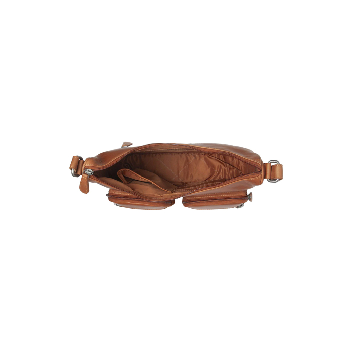 Geanta de umar Valenora din piele naturala, The Chesterfield Brand - Maro coniac [2]