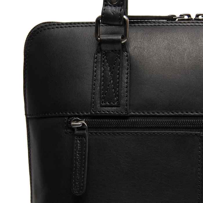 Geanta de dama piele naturala, The Chesterfield Brand, Viamonte, Negru [4]