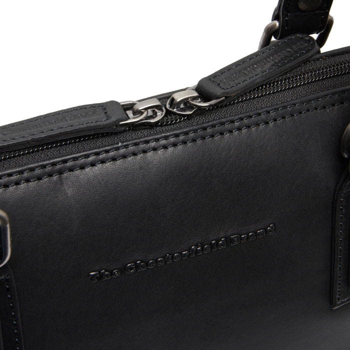 Geanta de dama piele naturala, The Chesterfield Brand, Viamonte, Negru [5]