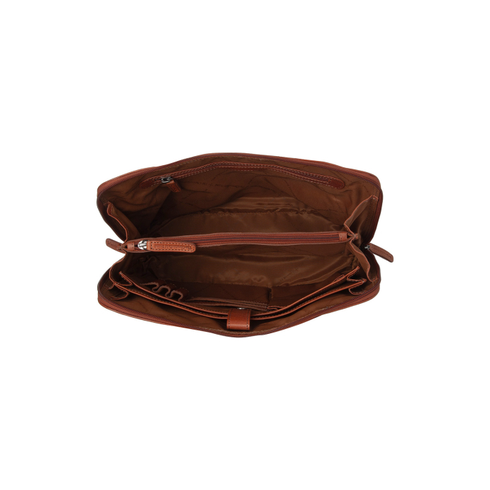 Geanta de dama piele naturala, The Chesterfield Brand, Viamonte, Maro coniac [4]