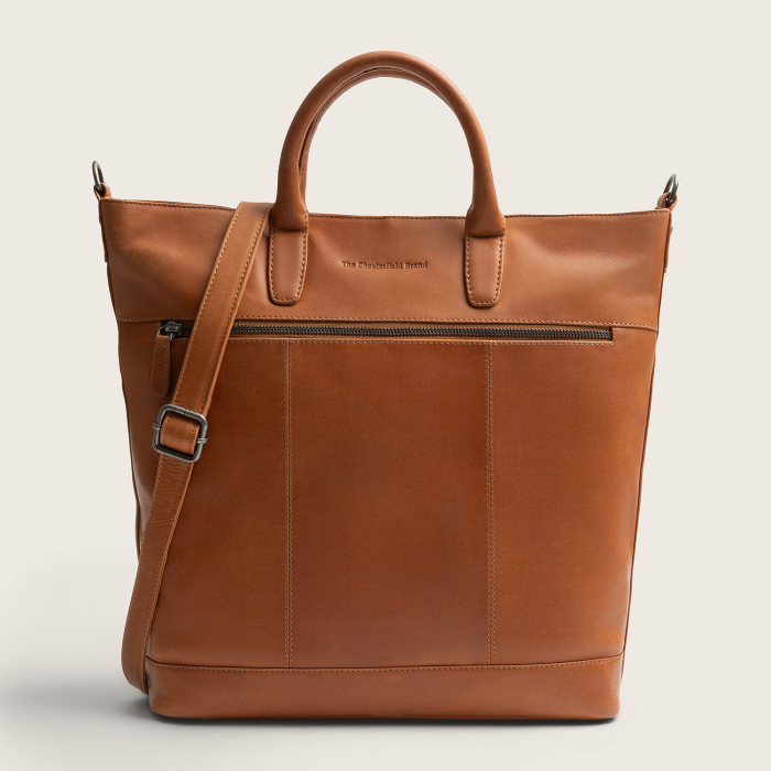 Geanta de dama piele naturala, The Chesterfield Brand, Westbrook - Maro coniac [11]