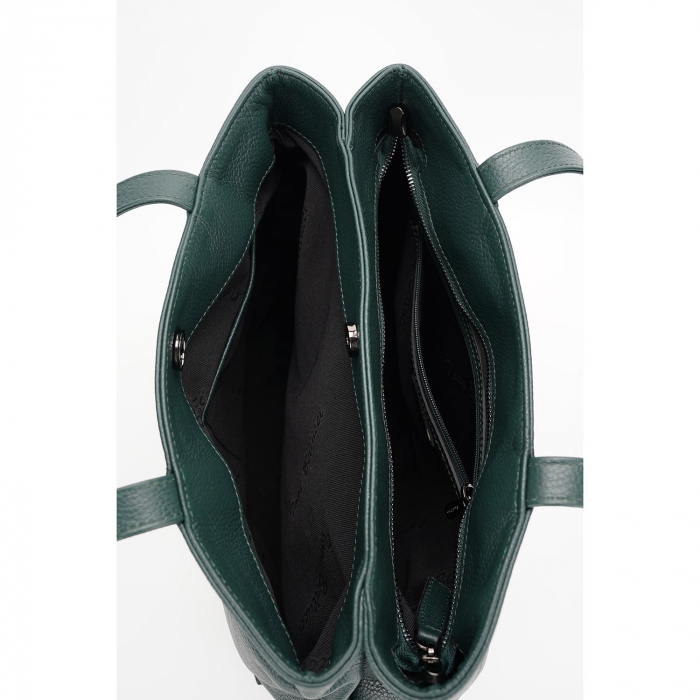 Geanta de dama, piele naturala, Tony Bellucci, seria 0495, Verde [3]